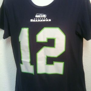 NFL Seattle Seahawks Women's size Medium #12 Top